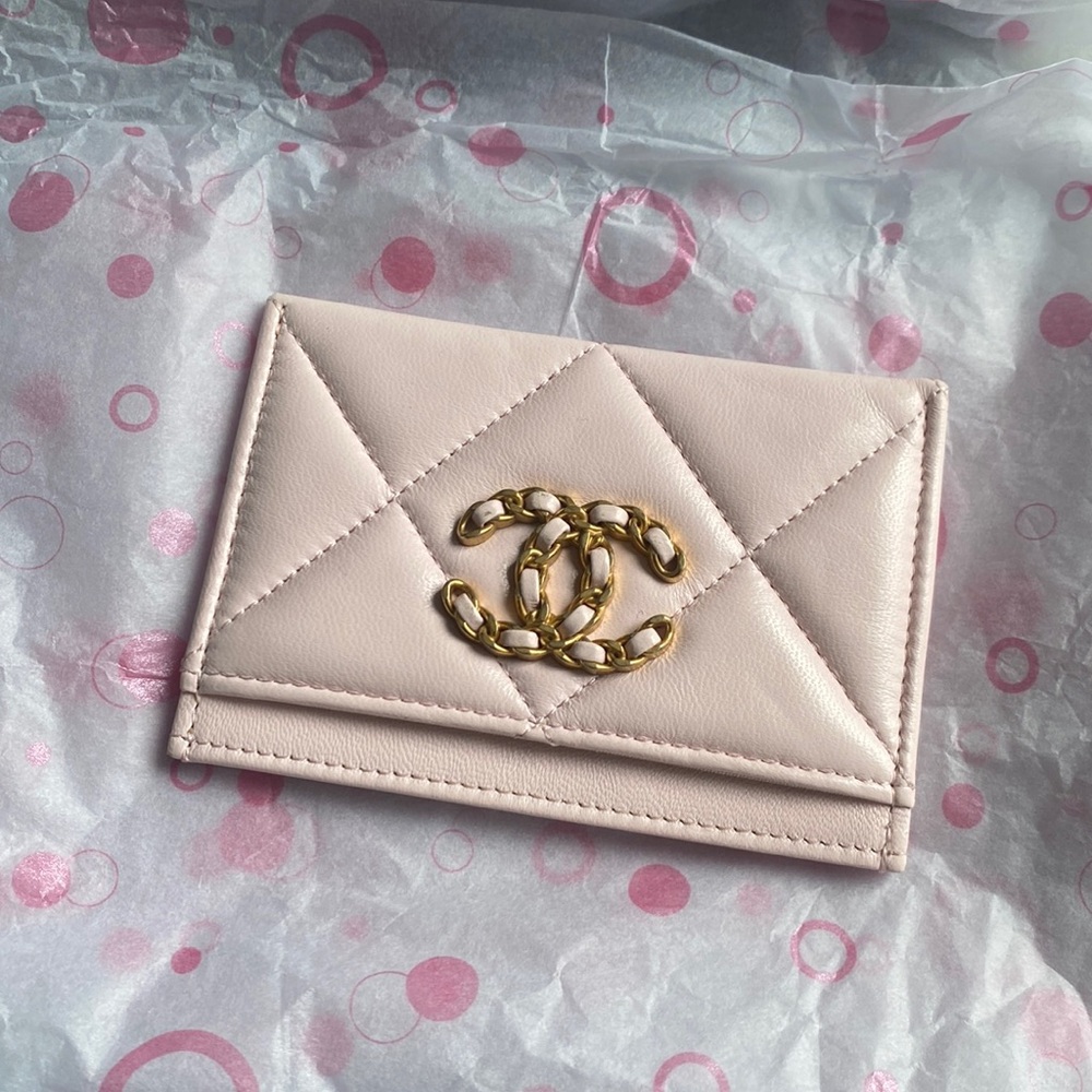 Chanel Quilted Card Holder